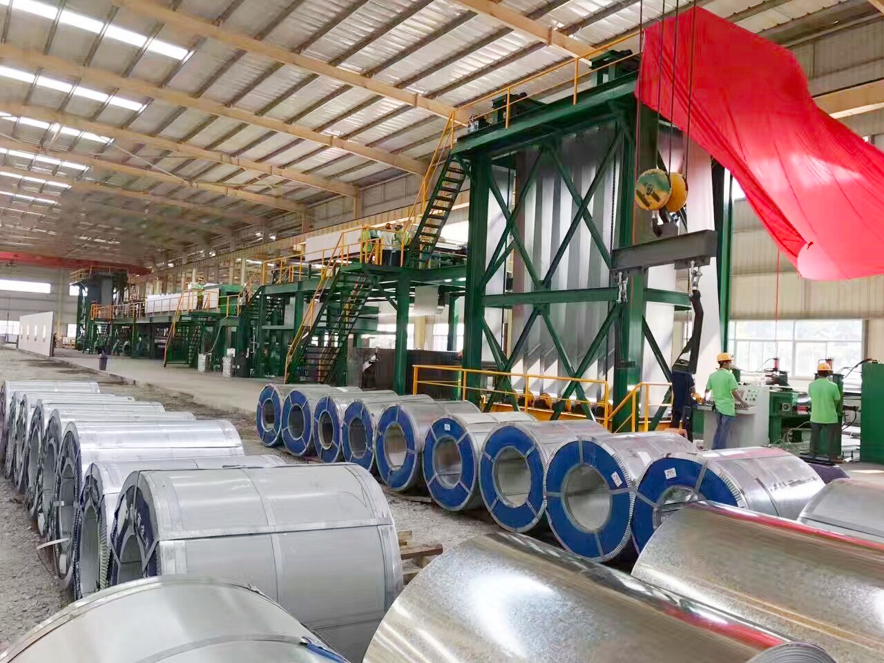 彩涂板、鍍鋅板生產(chǎn)線(xiàn)電氣控制系統(tǒng)